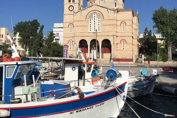 Boats in Greece Cropped Boats in Greece Cropped